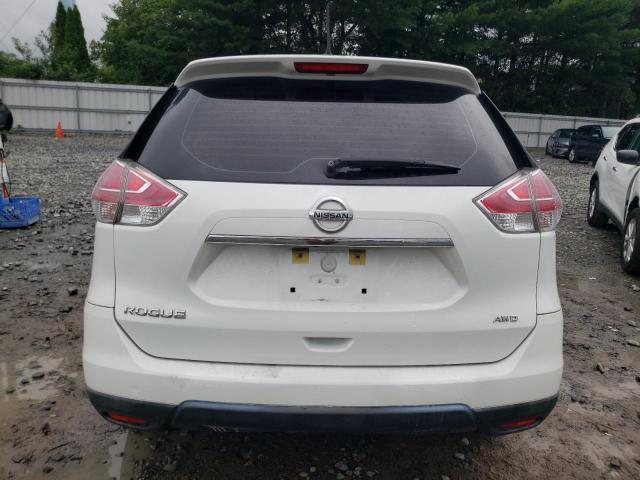 KNMAT2MV1GP685785 - 2016 NISSAN ROGUE S WHITE photo 6