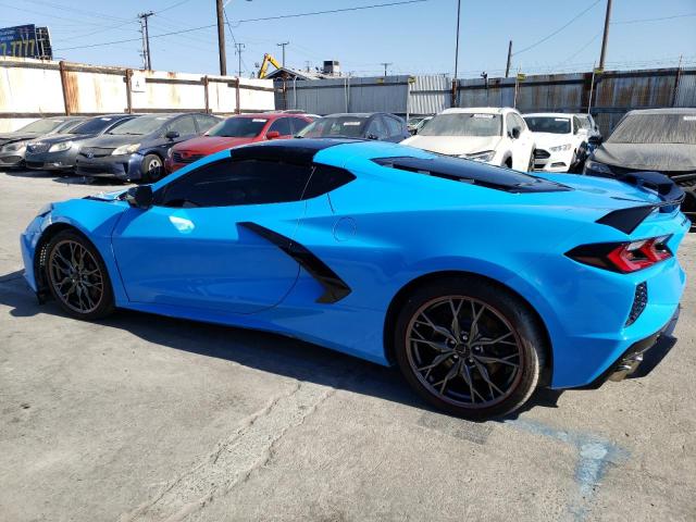 1G1YA2D48P5127478 - 2023 CHEVROLET CORVETTE STINGRAY 1LT BLUE photo 2