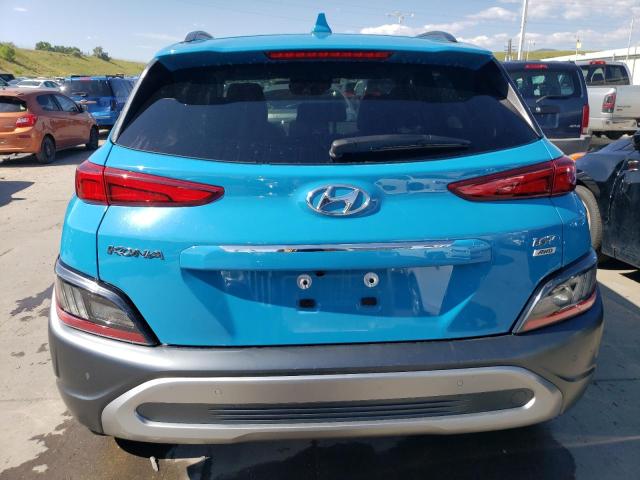 KM8K5CA30PU983197 - 2023 HYUNDAI KONA LIMITED BLUE photo 6