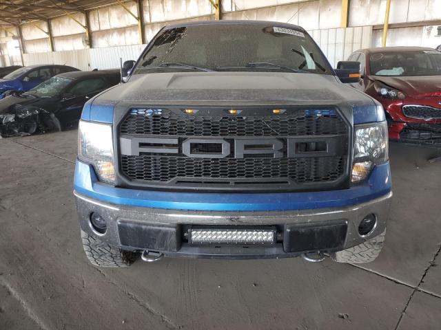 1FTPW14V49FB17034 - 2009 FORD F150 SUPERCREW BLUE photo 5