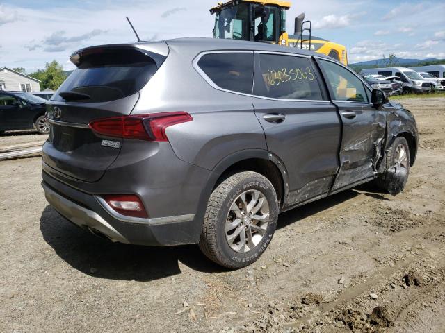 5NMS2CAD5KH010886 - 2019 HYUNDAI SANTA FE SE GRAY photo 3