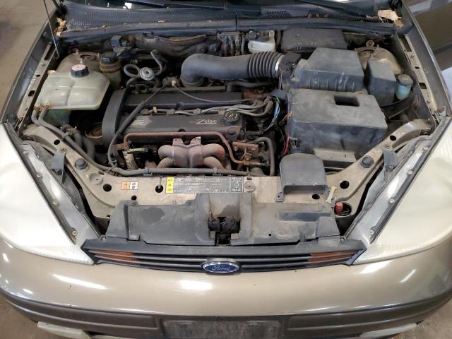 3FAFP3134YR218606 - 2000 FORD FOCUS ZX3 BROWN photo 11