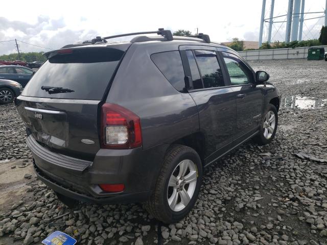 1C4NJDEB6ED811029 - 2014 JEEP COMPASS LATITUDE GRAY photo 3