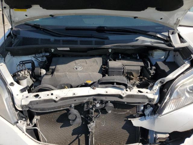 5TDYK3DC1GS694062 - 2016 TOYOTA SIENNA XLE Սպիտակ լուսանկար 12