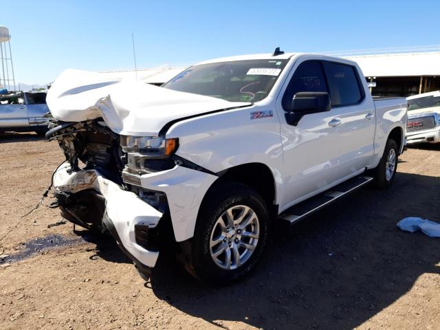 3GCUYEED0KG207036 - 2019 CHEVROLET SILVERADO K1500 RST WHITE photo 2