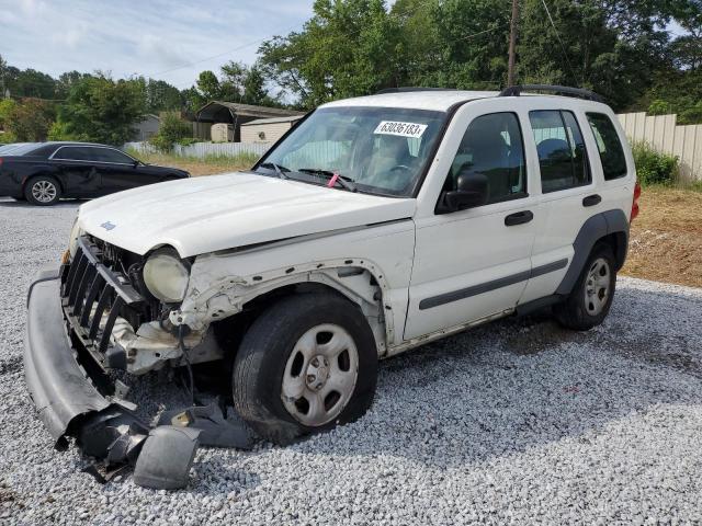 1J4GK48K85W665331 - 2005 JEEP LIBERTY SPORT SILVER photo 1