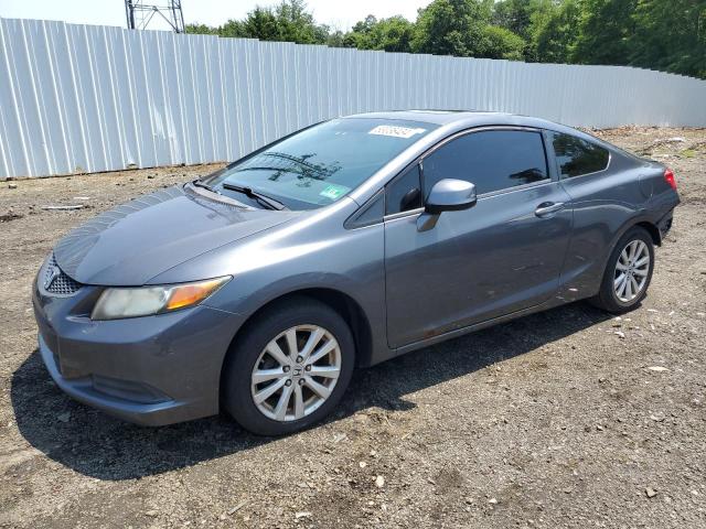 2HGFG3B15CH524808 - 2012 HONDA CIVIC EXL ნაცრისფერი ფოტო 1