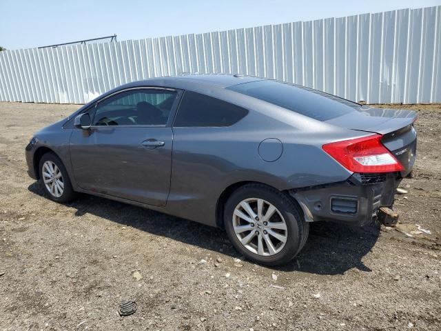 2HGFG3B15CH524808 - 2012 HONDA CIVIC EXL ნაცრისფერი ფოტო 2