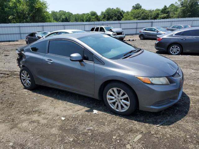 2HGFG3B15CH524808 - 2012 HONDA CIVIC EXL ნაცრისფერი ფოტო 4