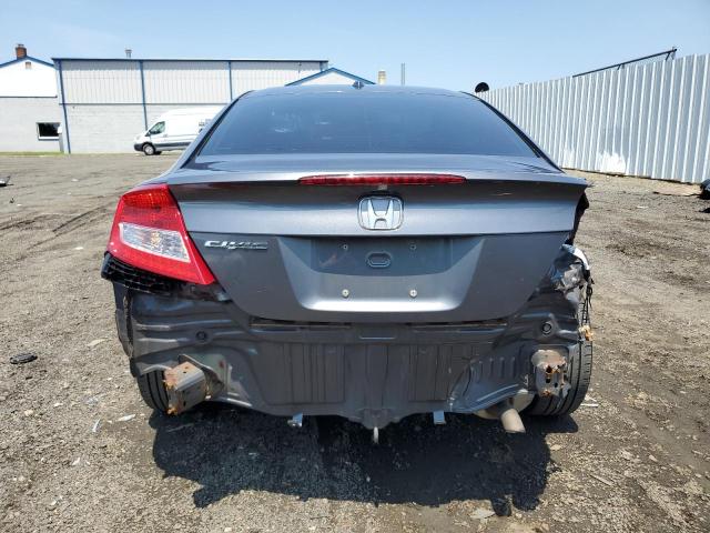 2HGFG3B15CH524808 - 2012 HONDA CIVIC EXL ნაცრისფერი ფოტო 6