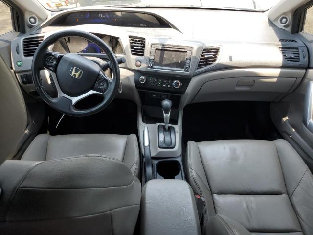 2HGFG3B15CH524808 - 2012 HONDA CIVIC EXL ნაცრისფერი ფოტო 8