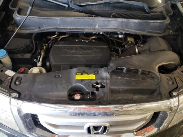 5FNYF48669B012024 - 2009 HONDA PILOT EXL BLACK photo 12
