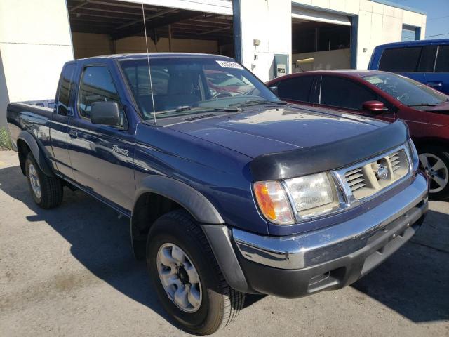 1N6ED26T4YC309534 - 2000 NISSAN FRONTIER KING CAB XE BLUE photo 4