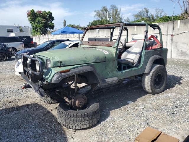 1J4FY19P8R9469554 - 1994 JEEP WRANGLER GREEN photo 1