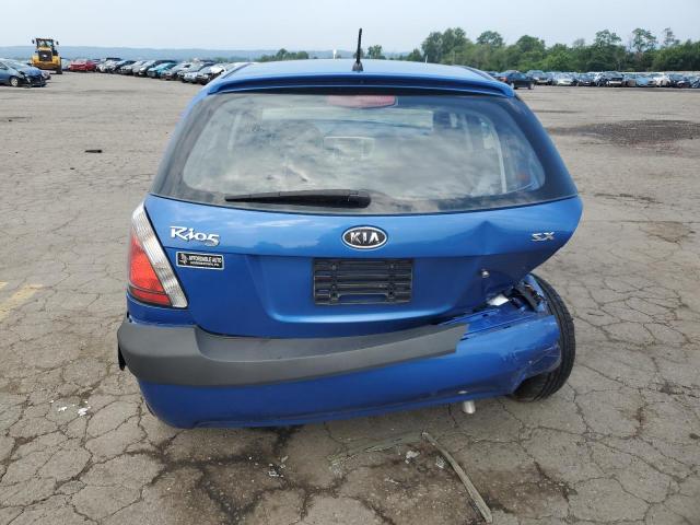 KNADE163776235106 - 2007 KIA RIO 5 SX BLUE photo 6