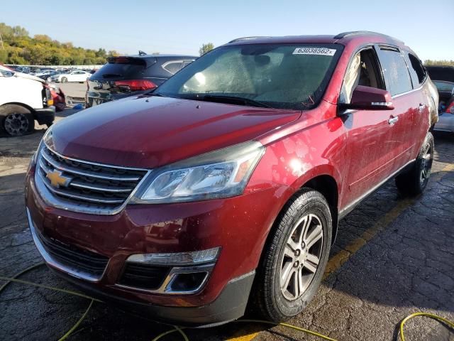 1GNKRGKD1GJ335271 - 2016 CHEVROLET TRAVERSE L BURGUNDY photo 2