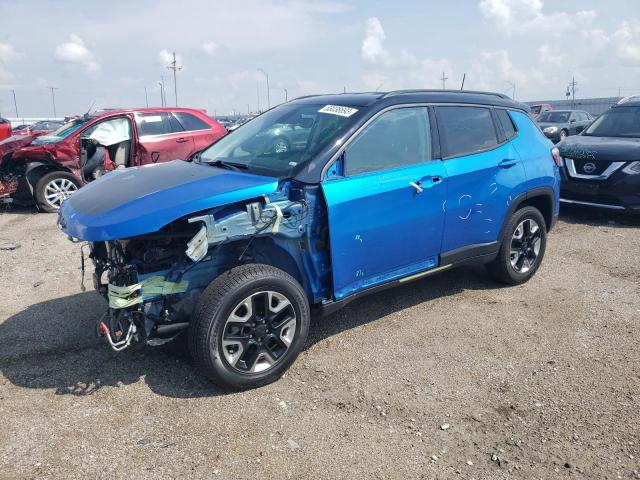 3C4NJDDB9JT328723 - 2018 JEEP COMPASS TRAILHAWK BLUE photo 1