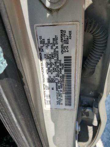 5TEGN92N61Z803880 - 2001 TOYOTA TACOMA DOUBLE CAB PRERUNNER SILVER photo 12