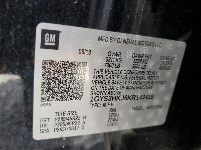 1GYS3HKJ6KR143418 - 2019 CADILLAC ESCALADE ESV LUXURY 黑色 照片 13