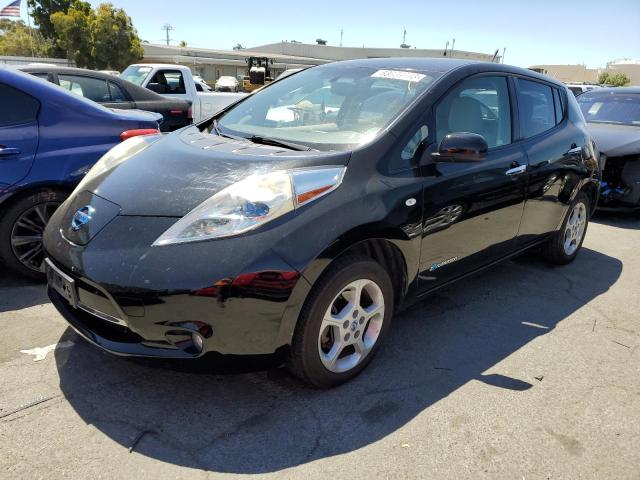 JN1AZ0CP8BT009696 - 2011 NISSAN LEAF SV BLACK photo 1