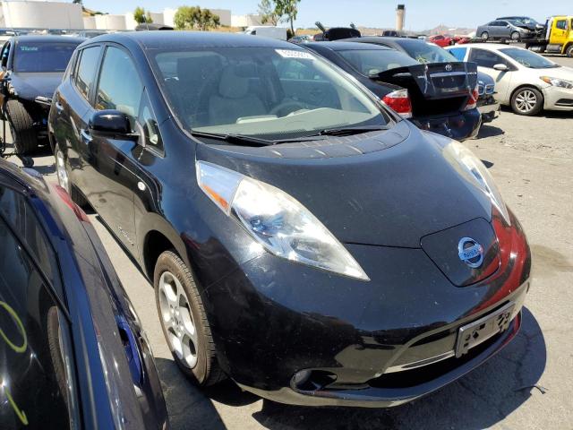 JN1AZ0CP8BT009696 - 2011 NISSAN LEAF SV BLACK photo 4