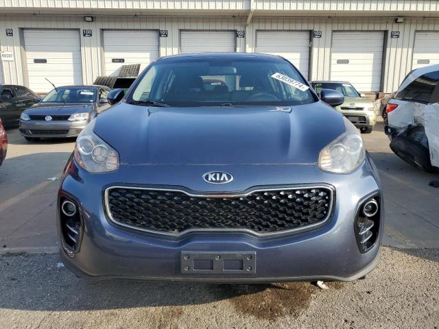 KNDPMCAC4H7114163 - 2017 KIA SPORTAGE LX BLUE photo 5