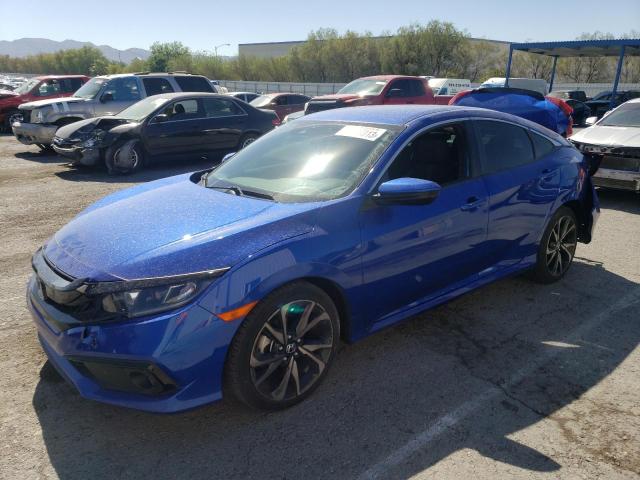 2HGFC2F82LH548674 - 2020 HONDA CIVIC SPORT BLUE photo 1