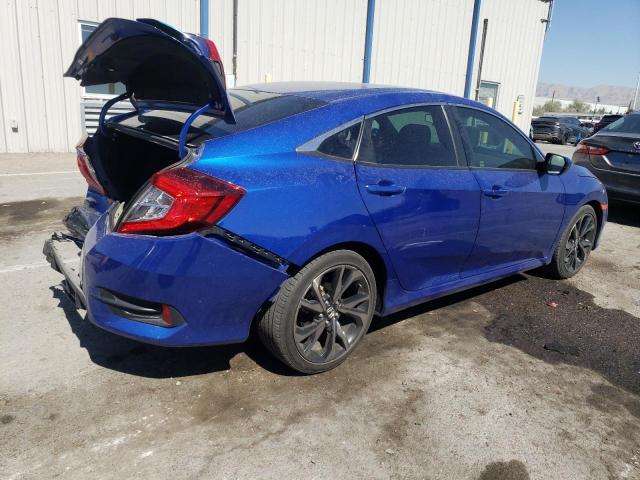 2HGFC2F82LH548674 - 2020 HONDA CIVIC SPORT BLUE photo 3