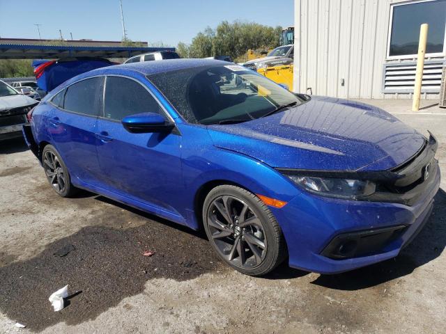 2HGFC2F82LH548674 - 2020 HONDA CIVIC SPORT BLUE photo 4