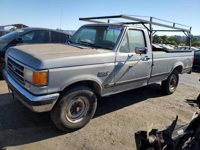 1FTHF25G7KPB32962 - 1989 FORD F250 GRAY photo 1