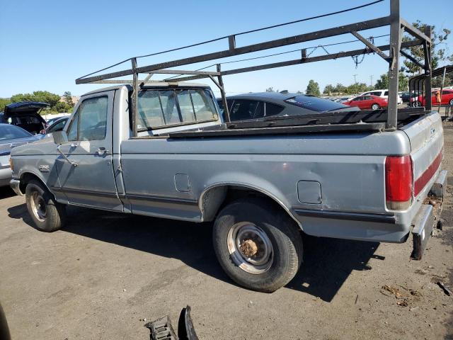 1FTHF25G7KPB32962 - 1989 FORD F250 GRAY photo 2