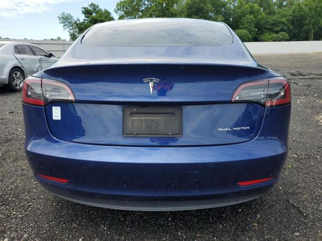 5YJ3E1EB6MF852682 - 2021 TESLA MODEL 3 Синій фото 6