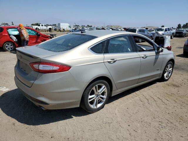 3FA6P0SU3GR106545 - 2016 FORD FUSION TITANIUM PHEV BEIGE photo 3