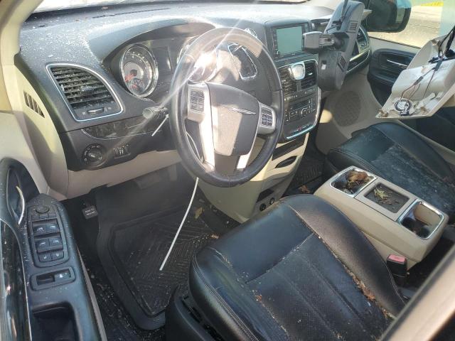 2C4RC1CGXER311462 - 2014 CHRYSLER TOWN & COU TOURING L BLUE photo 8