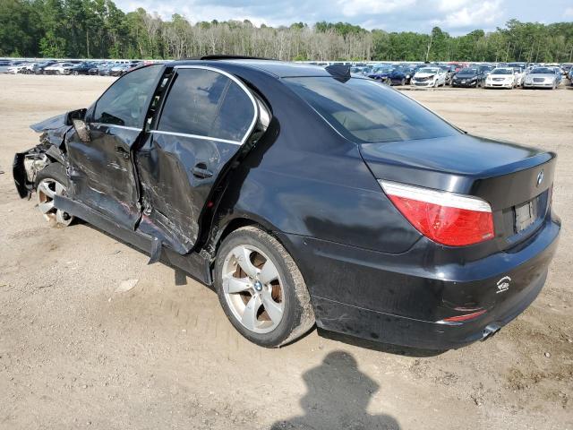 WBANU53538CT11069 - 2008 BMW 528 I BLACK photo 2