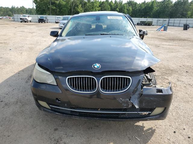 WBANU53538CT11069 - 2008 BMW 528 I BLACK photo 5