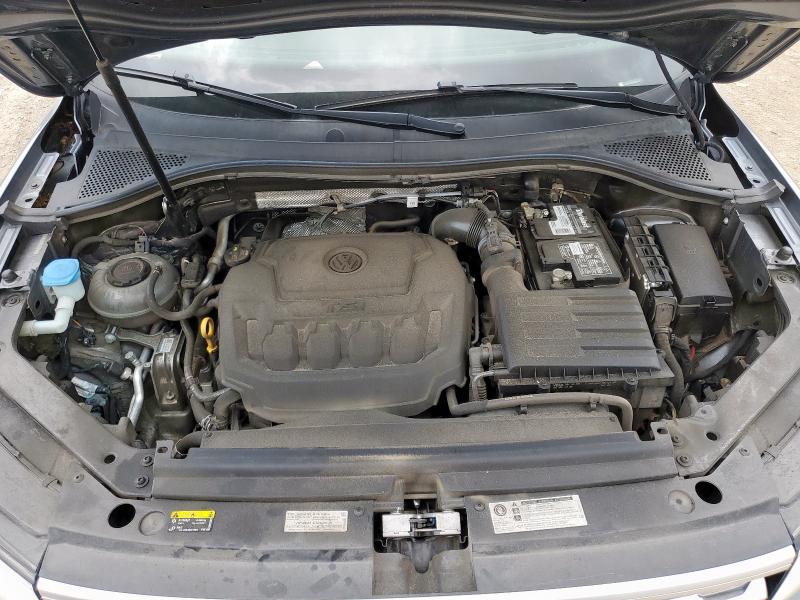3VV3B7AX8KM032109 - 2019 VOLKSWAGEN TIGUAN SE ნაცრისფერი ფოტო 11