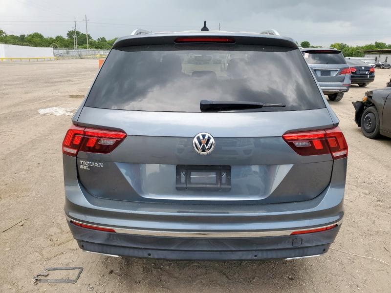 3VV3B7AX8KM032109 - 2019 VOLKSWAGEN TIGUAN SE ნაცრისფერი ფოტო 6