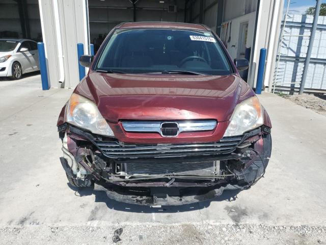 JHLRE48528C080477 - 2008 HONDA CR-V EX BURGUNDY photo 5