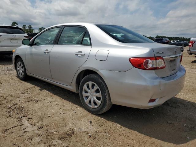 2T1BU4EE5BC726132 - 2011 TOYOTA COROLLA BASE SILVER photo 2