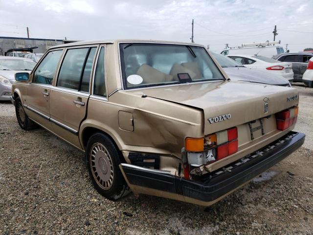 YV1GA6944J0051517 - 1988 VOLVO 760 GLE GOLD photo 2