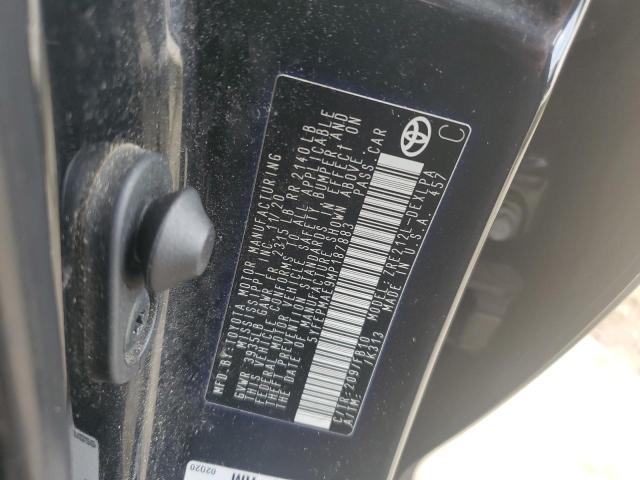 5YFEPMAE9MP187883 - 2021 TOYOTA COROLLA LE BLACK photo 12