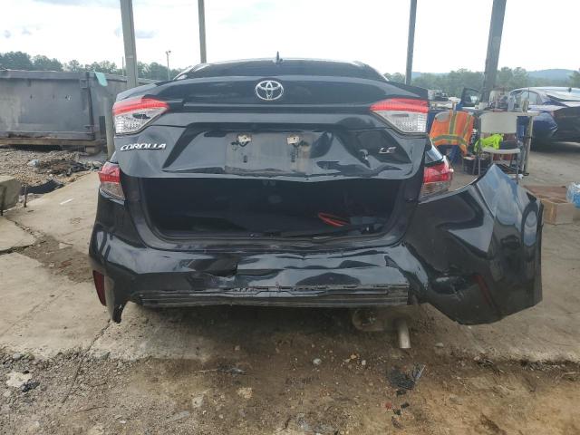 5YFEPMAE9MP187883 - 2021 TOYOTA COROLLA LE BLACK photo 6