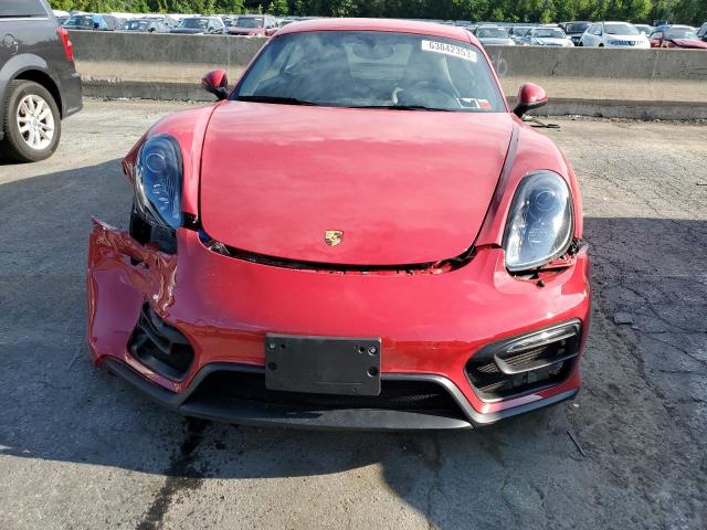 WP0AB2A86GK186060 - 2016 PORSCHE CAYMAN S RED photo 5