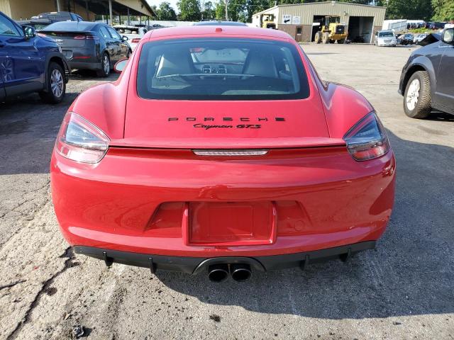 WP0AB2A86GK186060 - 2016 PORSCHE CAYMAN S RED photo 6