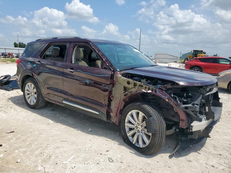 1FMSK7FH6PGA50181 - 2023 FORD EXPLORER LIMITED Bordo fotoğraf 4