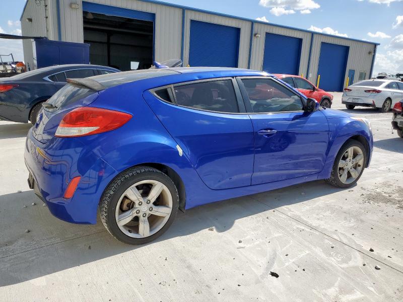 KMHTC6ADXEU212814 - 2014 HYUNDAI VELOSTER 蓝色 照片 3