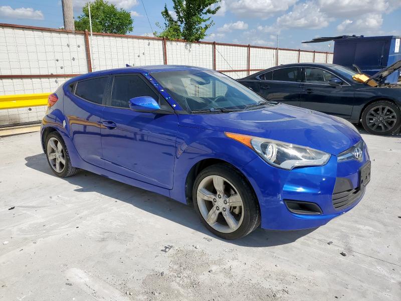 KMHTC6ADXEU212814 - 2014 HYUNDAI VELOSTER 蓝色 照片 4