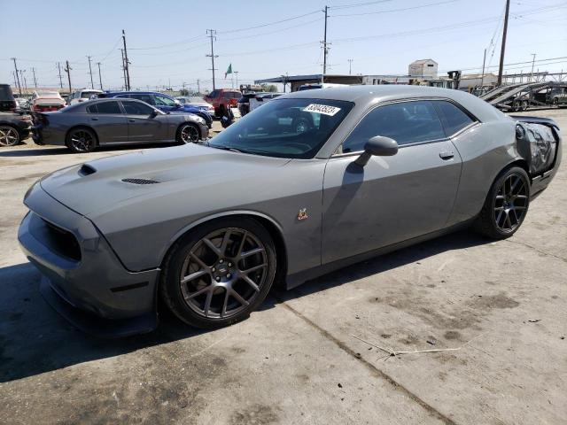 2C3CDZFJ2KH701972 - 2019 DODGE CHALLENGER R/T SCAT PACK GRAY photo 1