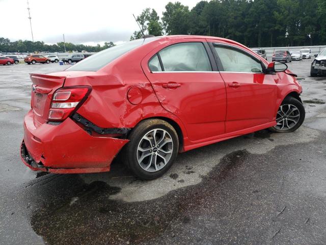 1G1JD5SB8K4119049 - 2019 CHEVROLET SONIC LT RED photo 3